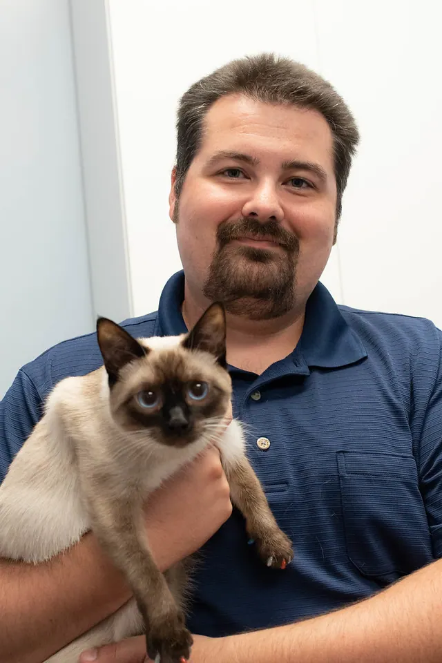 Gentle handling during a Fear Free visit